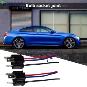 1 Pair 9003 H4 Bulb Socket Male Adapter Connector for Headlight Fog Lamp