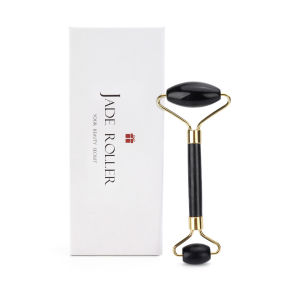 DECINIEE 100% Nature Jade Roller Massager Double Head Facial Massage Skin Care Tools Nature Healthy Face Body Beauty Face Lift Tools Face Roller With Box