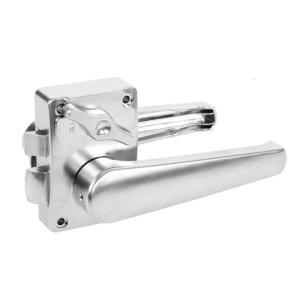 Upgraded Bathroom Door Lock with Privacy Function Convenient Lock Secure Locking Mechanism Door Handle Lock for Travel