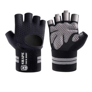Găng tay tập gym xỏ ngón thương hiệu WORTHDEFENCE - Y HÌNH SHOP ĐĂNG
