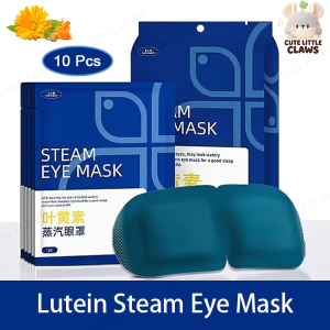 【SG Seller】Lutein Steam Eye Mask 10 Pcs/Pack Gentle Relaxation Soothes Tired Eyes Hot Compress Experience