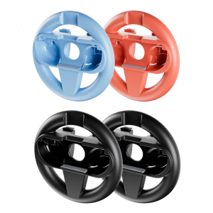 มือจับพวงมาลัยบังคับเกมรถแข่งพวงมาลัย2ชิ้นอุปกรณ์เสริมการเล่นเกมอะไหล่พวงมาลัยสำหรับตัวควบคุม NS2