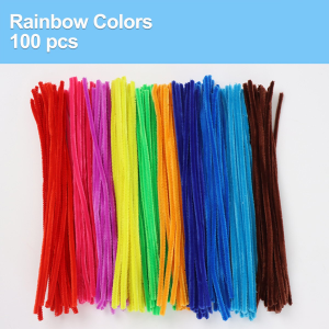 Pipe Cleaner Kawat Bulu 30cm 100 Pcs/Kawat Bulu Mainan Anak Craft Diy Kerajinan Tangan