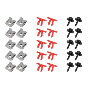 Upgrades Engine Splashes Shield Fastener set Complete Engine Undertray Cover Screw Set 30pcs Suitable for Automotives