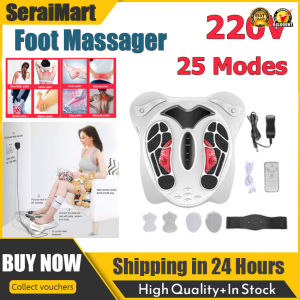 220V Home Foot Massa-ger Automatic Foot Massage Machine Blood Circulator Vibrating Foot Mass-ager Spa New