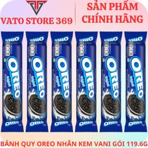 Bánh quy kem OREO vị vani gói 1196g