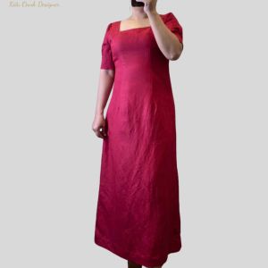 Đầm body linen trung niênđộ bền caomát mịnthấm hút mồ hôimay viền tỉ mỉsản xuất độc quyền tại Kiều Oanh Designer