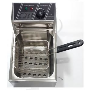 Bếp Chiên Nhúng Đơn Goodfor 6Lít 2500W: Bếp chiên nhúng ngập dầu gà rán khoai tây chiên xúc xích viên chiên.Chuyên dụng cho nhà hàng. Quán ăn nhanh. Chất Liệu Inox 304