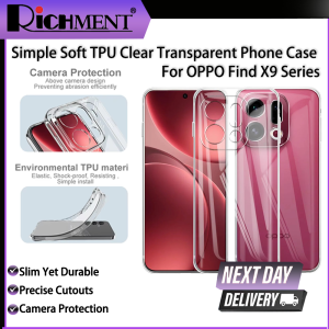 RICHMENT Clear Case Magnetic Case for OPPO Find X9 Ultra / OPPO Find X9 Pro / X9S Pro /Find X9 Shockproof Phone Case