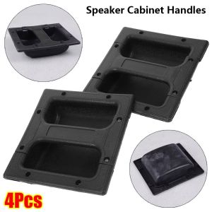 MINIFELE 262 4Pcs PP Plastic Recessed Speaker Handle 148x140mm Black Amp Cabinet Handle  Recessed Design Audio Accessory Handle for Guitar Amp Cabinet