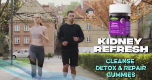 Kidney Refresh Gummies Canada 60s Sugar-Free Fast Detox Urinary Health Support