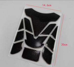 cod Universal new tankpad diy sticker warrior design Motorcycle Protector Rubber oil  Gas Tank Sticker Traction Pad