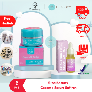(Gratis Bonus ) Eby by Eliza Beauty Cream Bpom 1 Paket Lengkap Sabun Eliyza Beauty Toner Wajah