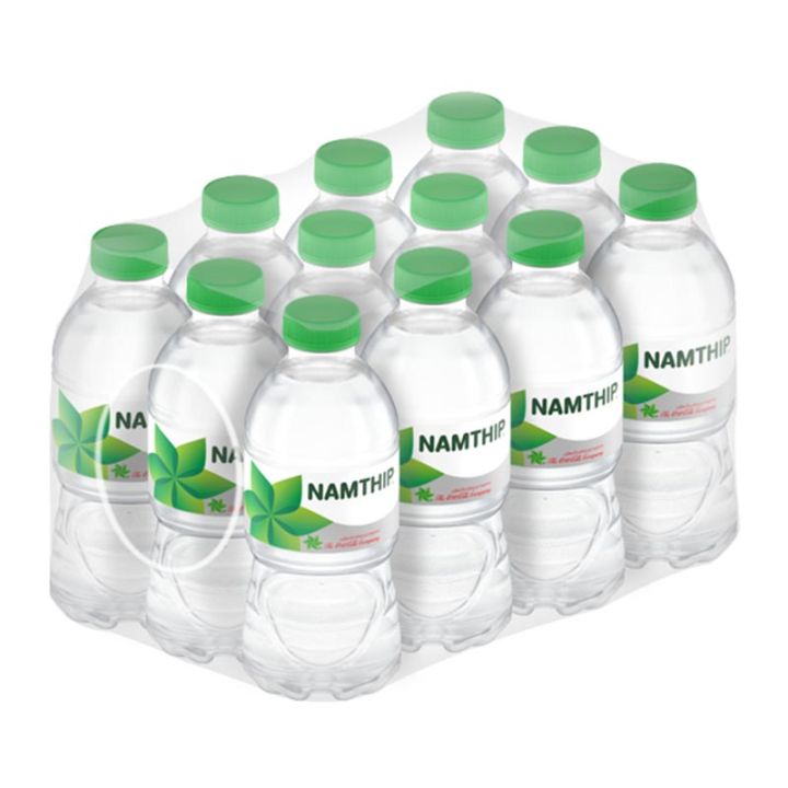 โปรคุ้ม ถูกดี น้ำทิพย์ น้ำดื่ม 350 มล. x 12 ขวด Namthip Drinking Water ...