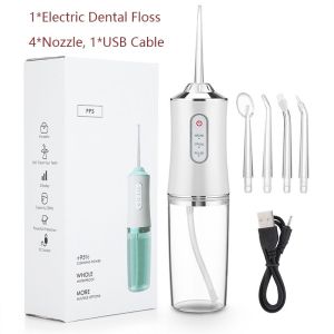 Electric scaler Tooth cleaner Rechargeable Portable Pulse Water Teeth Deep Cleaning Oral Irrigator