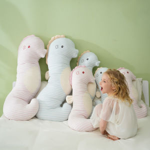 JOJO CASTLE Super Soft Plush Pillow Long Sleeping with Children Plush Toy 58/85/110cm Soothing Pillows Sea Horse Plush Toys Pillow A-class Baby Fabric Filled Toy Baby Toy Girl Gift for Baby