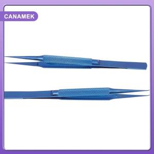 【CANAMEK】 Titanium alloy tweezers repair tool 0.15mm edge precision fingerprint tweezers