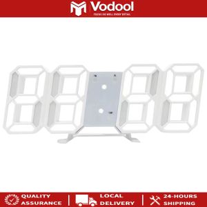 Smart 3D LED Digital Wall Clock with Auto Brightness and USB Power for Home and Workspaces
