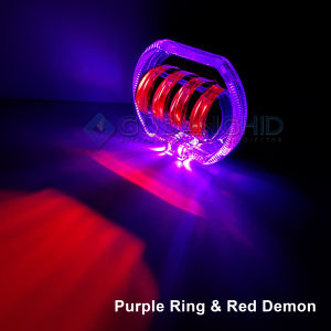 Projie Bi-LED Daymaker Ala-Ala Laser Cut OFF Hi-Lo 4.5 Inch 4 Mata 8D Gen 3 Devil Eyes AC DC