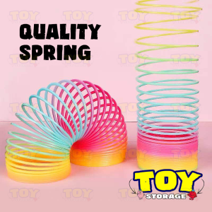 3 in 1 Plastic Rainbow Magic Spring Toys With 2 Children Mini Educational Circle Coil Ring For Kids/Kid/Years/Year/Old/7