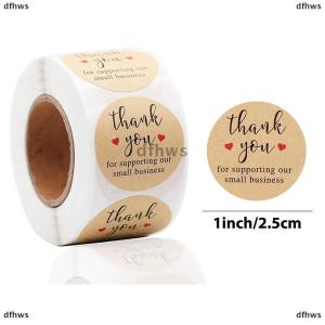 [COD] dfhws 500pcs Thank You Round Sticker Scrapbook Letter Handmade Stickers Seal Labels Stickers Wedding Gift Flower Decoration