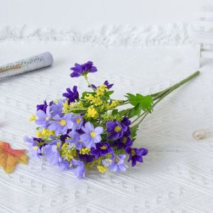 ASTER MINI ARTIFICIAL BUNGA ASTER ARTIFICIAL 28 KUNTUM BUNGA HIAS PREMIUM BUNGA PALSU DEKORASI BUKET