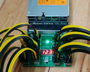 Mạch kích hoạt chuyển đổi nguồn server HP DPS 750RB 460RB sang 12 jack VGA