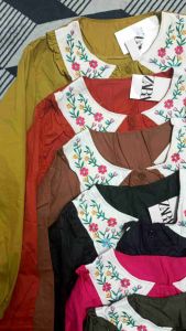 Midi Dress Katun Poplin | Midi dress katun | Midi Dress polos