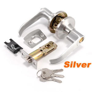 Mute Door Knob Lock Set Lock With Door Lock - Lever Door Set Aluminium Alloy Handle Lock For Bedroom