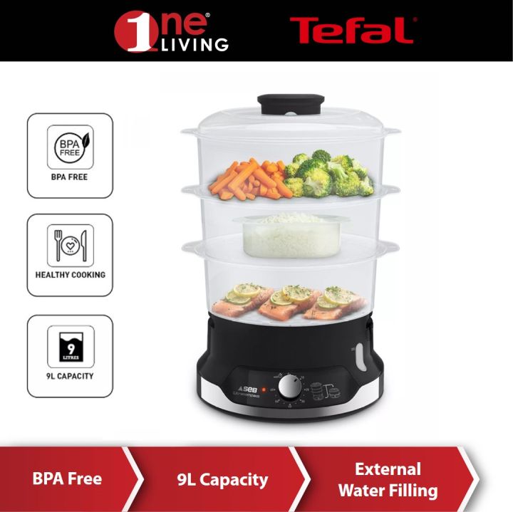 Tefal Ultra Compact Food Steamer / Pengukus Elektrik VC2048 Lazada