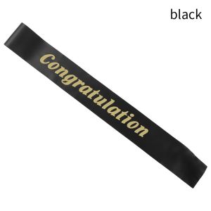 MIRELAE 1pc Multicolor Festival Graduation Congratulation Sash Party Accessory Shoulder Strap Sash Belt Decoration