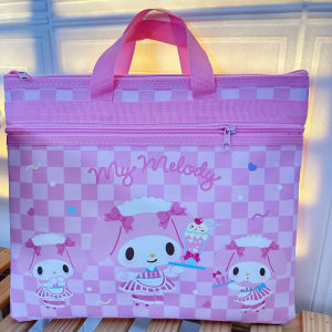 Túi đi học thêm cho bé màu sắc hoạt hình sinh động size to 35*30cm đựng được nhiều đồ dùng đựng vừa khổ A4