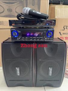 SUNTECH AMPLIFIER/SPEAKER AND KARAOKE PLAYER W/FREE MIC