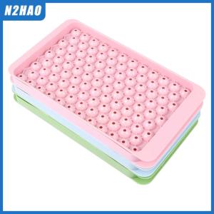 N2HAO 1Pc 104 Grid Mini Ice Cube Tray Mold Food Grade Small Ice Cube Maker Mould Easy Release Round Ice Molds For Whiskey Cold Drink