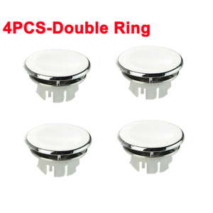 1/4Pcs Plastic Sink Hole Overflow Cover Kitchen Bathroom Washbasin Circular Overflow Ring Plug Decoration