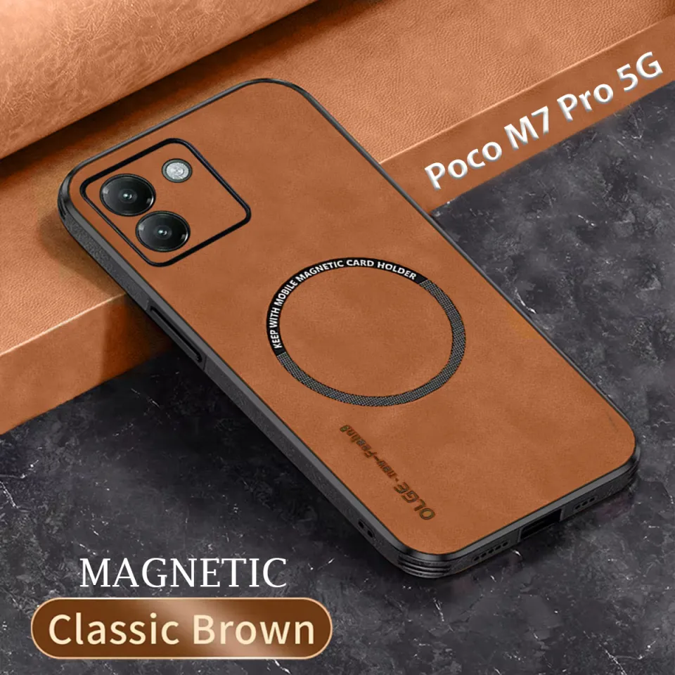 SineOrdo Custodia In Silicone TPU Per Xiaomi POCO M7 Pro 5G – Sottile, Morbida, Antingiallimento, Nera
