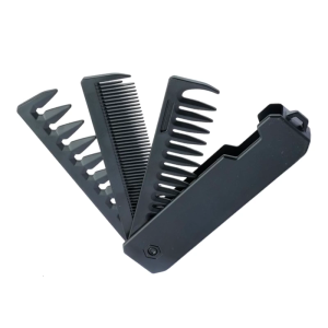 Multifuncional Folding Comb Fine and Wide Tooth Comb Travel Pocket Comb Portable Hair Comb Hair Detangler Comb Gifts