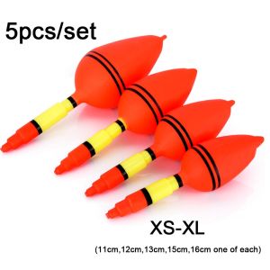 BHYJGD 5pcs/set Chất lượng cao Sáng Nhựa Eva Foam Miếng dán Bóng Boia Câu cá đêm phao