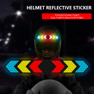 Semetal Mũ bảo hiểm Miếng Dán Phản chiếu an toàn ban đêm Băng keo cảnh báo phản xạ không thấm nước decal cho xe xe máy xe đạp
