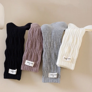Baby Kids Knee High Socks Soft Cotton Toddler Girls Boys Long Socks Breathable Ribbed Knit Children Crew Socks Spring Autumn New h260729