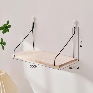 Composite Wood Wall Shelf Solid Wood Partition Living Room Porch Bedroom Wall Storage