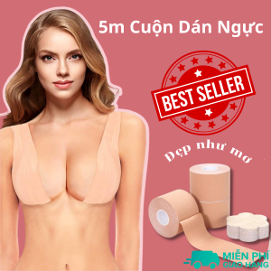 Cuộn Băng Dán Thể Thao Bảo Vệ Vòng 1 Cuộn Băng Dán Nâng Ngực 5 Mét - Có Thể Tạo Nhiều Kiểu Đa Dụng Cho Nữ dododios