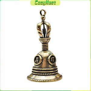 C.N. Brass Vajra Bells Handicraft Pure Copper Pendant Key Chain Auspicious Gift