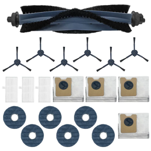 แปรงเครื่องดูดฝุ่นหลักถุงหูรูดแผ่นม็อบส่วนเปลี่ยนอุปกรณ์เสริมดูดฝุ่นแปรงด้านข้างสำหรับเครื่องดูดฝุ่น