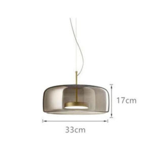 Nordic Glass Chandelier Bauhaus Led Metal Pendant Lamp Ceiling Restaurant Bar Living Room Bedroom Decorative Hanging LightFast shipping