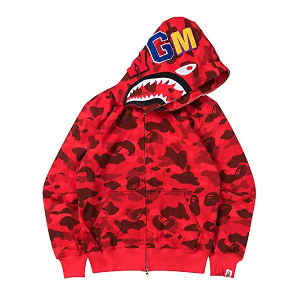 Bape bathing ape jacket best sale shark head