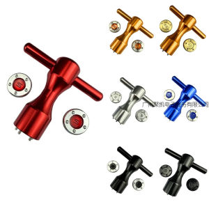 ชุดน้ำหนักพัตเตอร์สีแดงสำหรับกอล์ฟ Titleist Scotty Cameron สกรูดิจิทัล