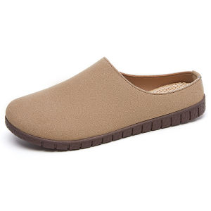 Free Shipping WomenS Versatile Summer New Style Closed-Toe Slip-On Sandals Thick-Soled Outdoor Shoes