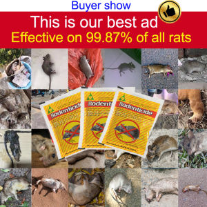 💥 2024 Enhanced💥 big rat killer poison pellet Rat killer poison Rat lure that mice like to eat Pellet 100g rat poison killer powder Plant extracts Harmless to people and pets rat trap catcher lason sa daga