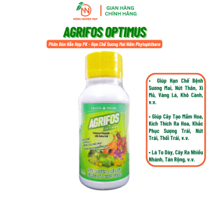 Phân Bón Agrifos Optimus - Grow More - Khắc Phục Nứt Thân Xì Mủ Vàng Lá Khô Cành Tạo Mầm Hoa